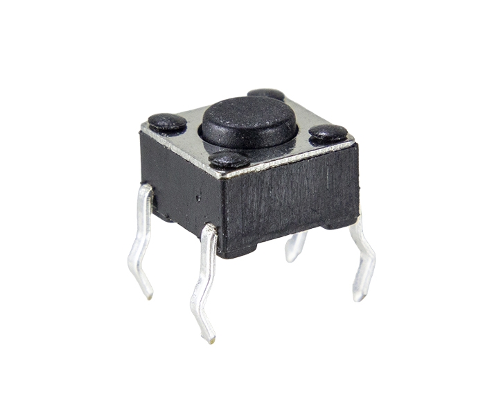 Chave Táctil 6x6mm - Altura Total 4,3mm - Força de Acionamento 160g