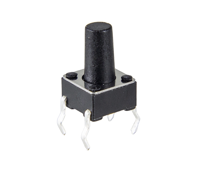 Chave Táctil 6x6mm - Altura Total 9,5mm - Força de Acionamento 160g