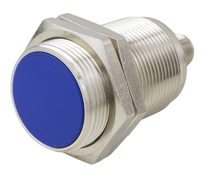 Sensor Indutivo Corpo Curto Faceado PNP 15mm - 10/30VCC - NA+NF - Conexão M12