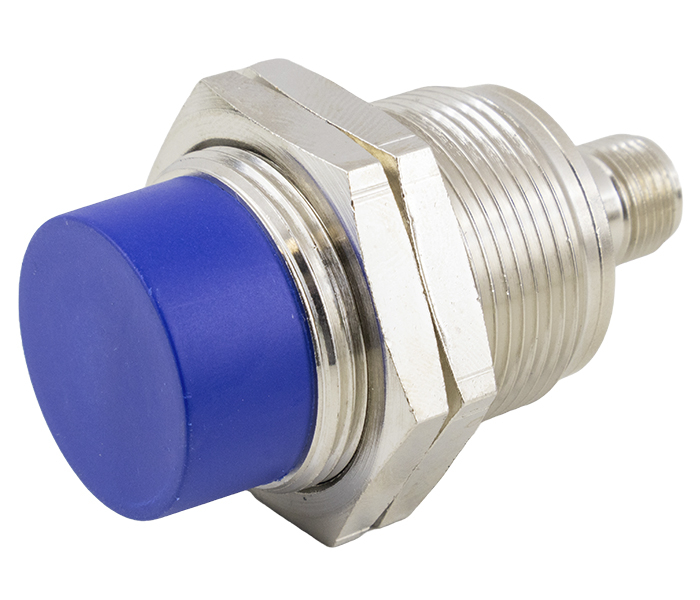 Sensor Indutivo Corpo Curto Não Faceado PNP 20mm - 10/30VCC - NA+NF - Conexão M12