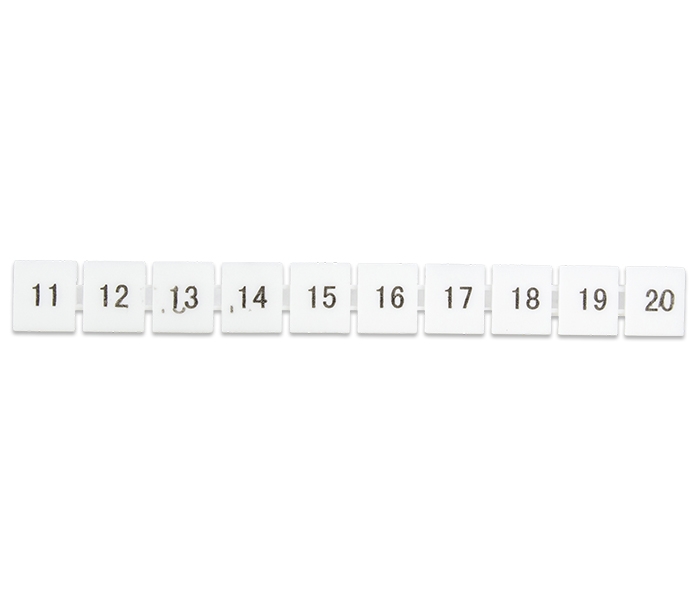 Marcadores para Borne BS10 - 11 a A 20