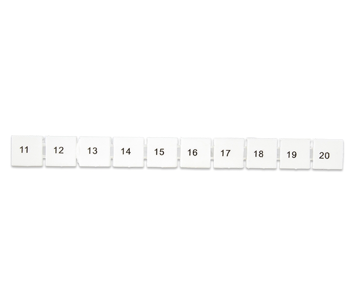 Marcadores para Borne BS16 a 150 - 11 a A 20