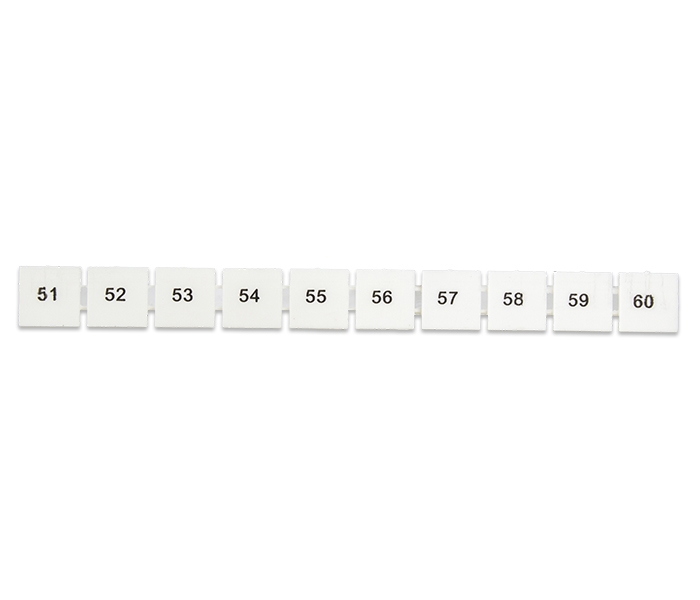Marcadores para Borne BS16 a 150 - 51 a A 60
