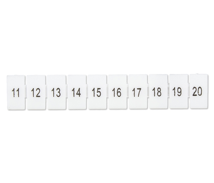 Marcadores para Borne BS2,5 - 11 a A 20