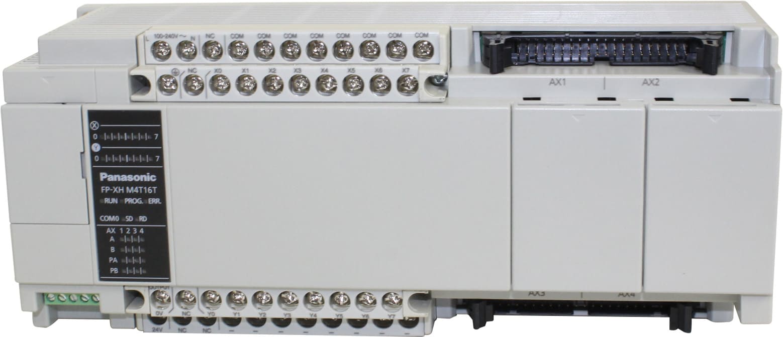 FP-XH_M4 - Controlador lógico programável (CLP) com controle de movimento 4 eixos integrado