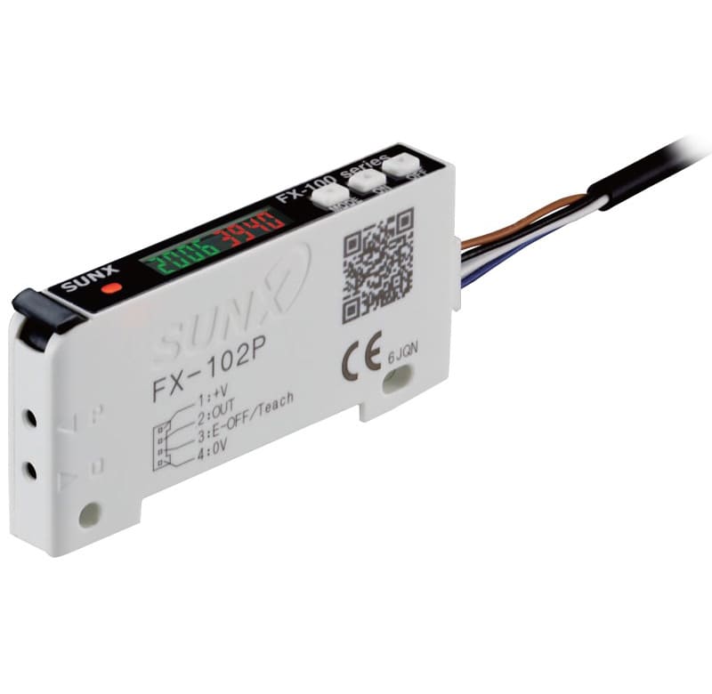 FX-100 - Sensor fotoelétrico para fibra óptica