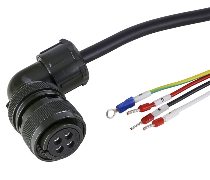 Cabo de Potência para Servo MSM com Flange 130mm - 3 Metros