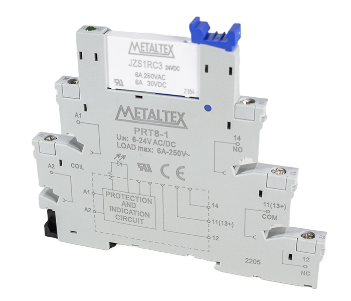 Interface a Relé Conexão Parafuso 1 REV/AgSnO2 - 24V