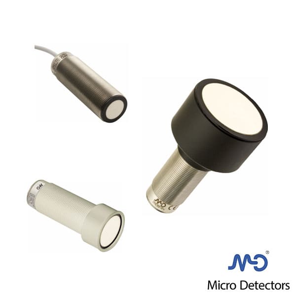 UT - Sensor ultrassônico cilindrico M30 - Distâncias de até 8m.
