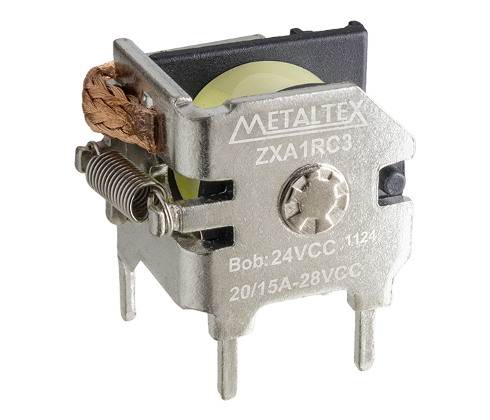 Relé Automotivo Aberto 1 REV - Bobina de 24VCC - 40A - Terminais para PCI